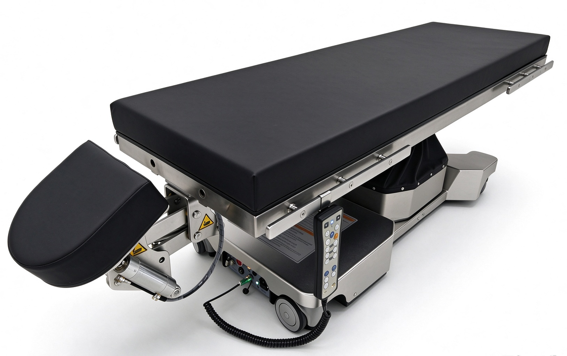 Ophthalmology Electrical Hydraulic Stainless Steel Operating Table  Factory Price with Adjustable Lifting Height